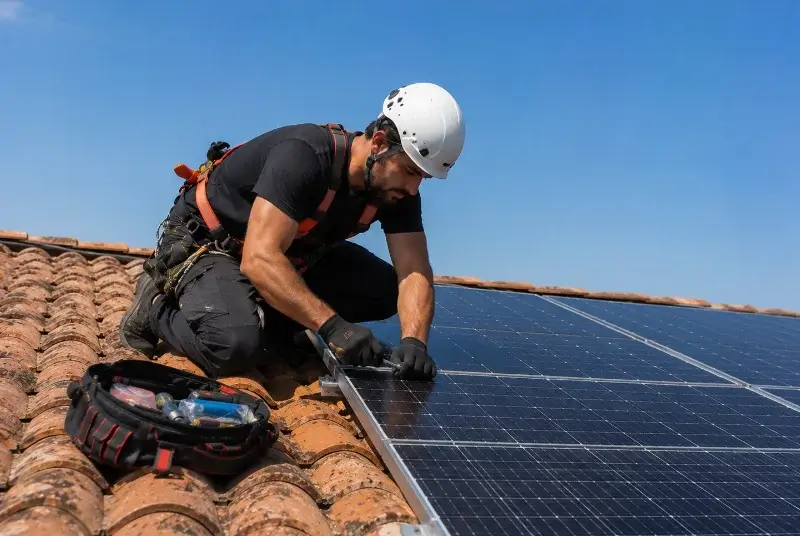 Maintenance et monitoring de panneaux solaires à Loretz-d'Argenton