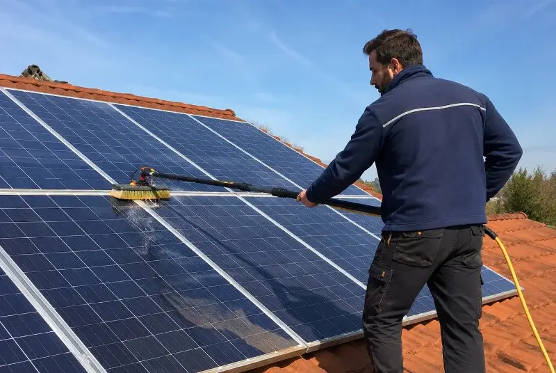 Nettoyage et entretien de panneaux solaires à Loretz-d'Argenton